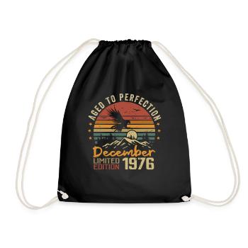 Les Légendes Sont Nées En Décembre 1976 - 1976 - Sac de sport léger - noir - Devant