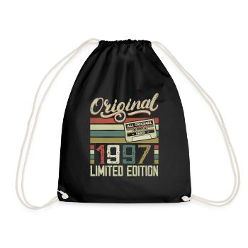 Vintage 1997 Cadeau D'anniversaire Rétro 1997 - Sac de sport léger - noir - Devant