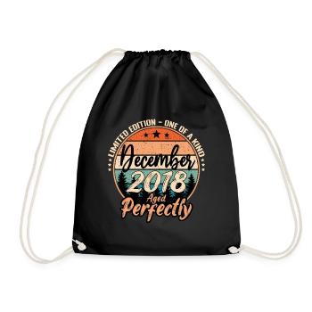 Décembre 2018 anniversaire 2018 légendes Décembre - Sac de sport léger - noir - Devant