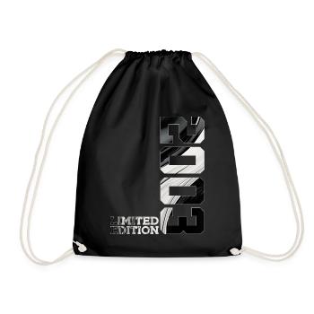LIMITED EDITION 2003 23RD BIRTHDAY - Drawstring Bag - black - Front