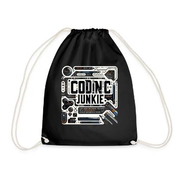 Accro au codage 11 - Sac de sport léger - noir - Devant