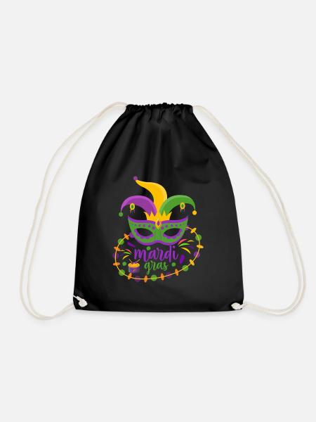 Mardi Gras - Turnbeutel - Schwarz