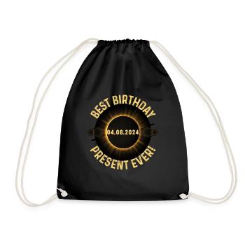 Éclipse solaire - Explorez l’obscurité - Sac de sport léger - noir - Devant