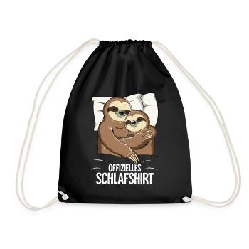 Chemise de nuit officielle Sloth - Sac de sport léger - noir - Devant