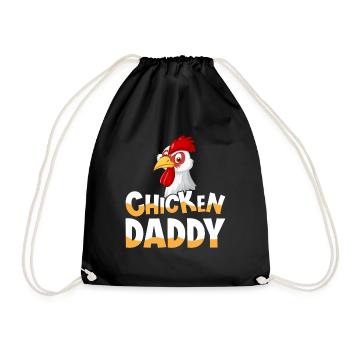 Chicky Daddy-For all cocks in the basket - Drawstring Bag - black - Front