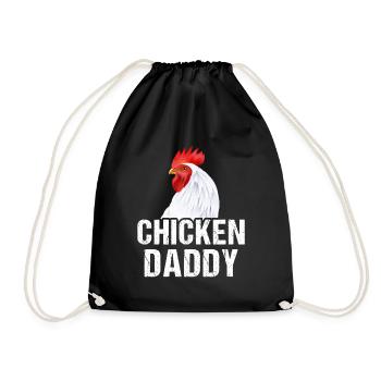 Chicky Daddy-For all cocks in the basket - Drawstring Bag - black - Front
