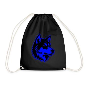 Portrait d’animal de chien Akita - Sac de sport léger - noir - Devant