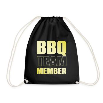 Bbq Team - Turnbeutel - Schwarz - Vorne