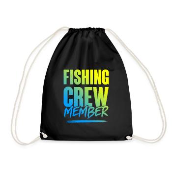 Fishing Crew - Turnbeutel - Schwarz - Vorne