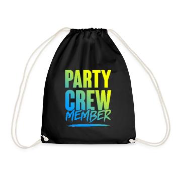 Équipe de fête - Sac de sport léger - noir - Devant