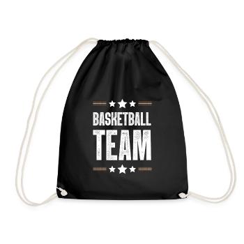 Équipe de basket-ball - Sac de sport léger - noir - Devant