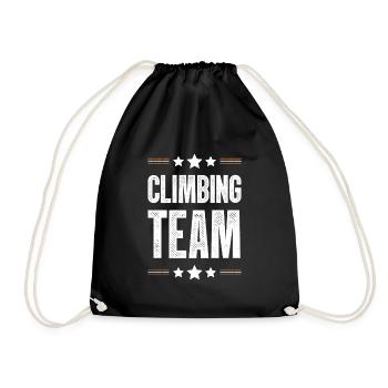 Équipe d’escalade - Sac de sport léger - noir - Devant