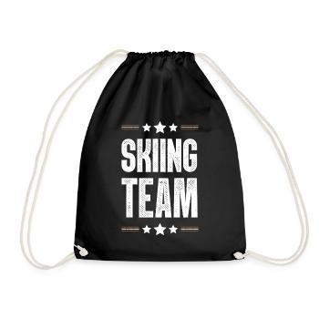 Équipe de ski - Sac de sport léger - noir - Devant