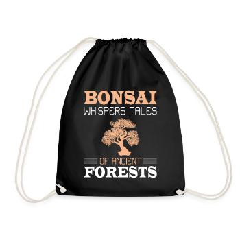 Bonsai Tree - Turnbeutel - Schwarz - Vorne