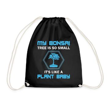 Bonsai Tree - Turnbeutel - Schwarz - Vorne