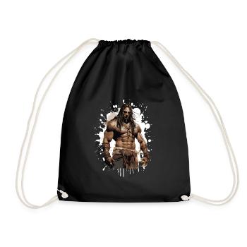 Chef de Musculation Muscles Indien - Sac de sport léger - noir - Devant