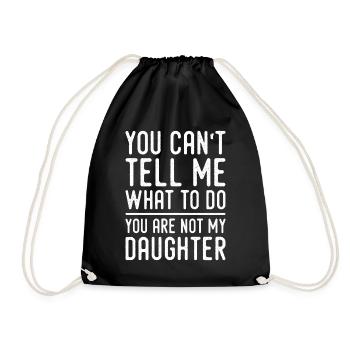 Funny Dad Tees Father Daddy Papa From Daughter Dad - Sac de sport léger - noir - Devant