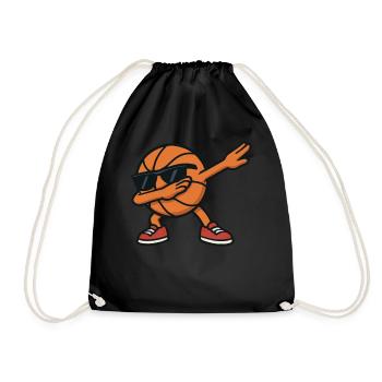 Drôle Cool Basketball Dessin Animé Dab Danse Lunettes de soleil - Sac de sport léger - noir - Devant