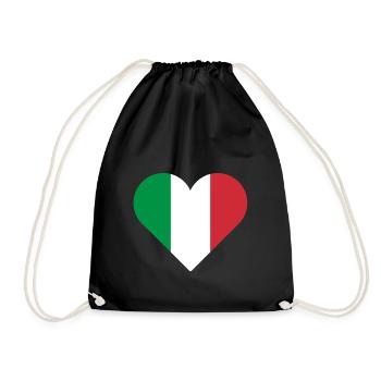 Italie - Sac de sport léger - noir - Devant