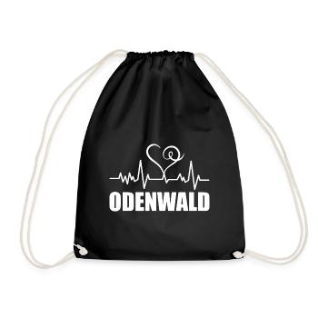 Heartbeat Odenwald - Turnbeutel - Schwarz - Vorne