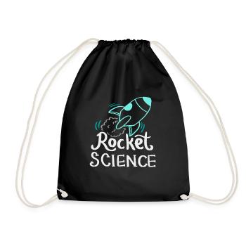 Chemise Rocket Science pour Science nerd - Sac de sport léger - noir - Devant