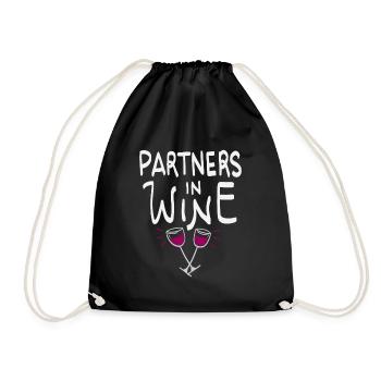 Partners in Wine - Sac de sport léger - noir - Devant