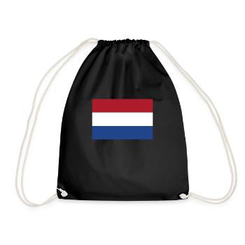 Pays-Bas Drapeau Pays-Bas Hollande Néerlandais - Sac de sport léger - noir - Devant