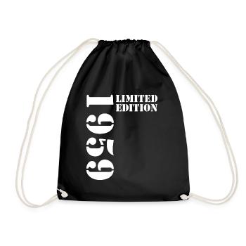 1959 édition limitée anniversaire cadeau femme mari - Sac de sport léger - noir - Devant