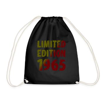 1965 édition limitée anniversaire cadeau femme mari - Sac de sport léger - noir - Devant
