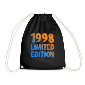 1998 édition limitée cadeau d’anniversaire femme mari - Sac de sport léger - noir - Devant