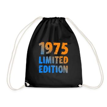 1975 édition limitée anniversaire cadeau femme mari - Sac de sport léger - noir - Devant