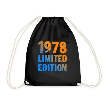 1978 édition limitée cadeau d’anniversaire femme mari - Sac de sport léger - noir - Devant
