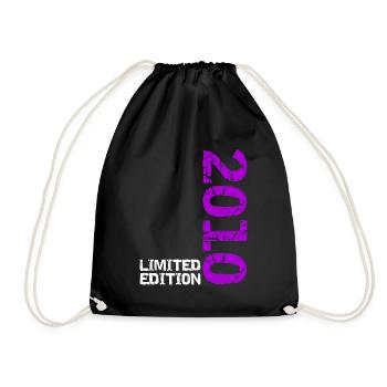 2010 Édition Limitée Anniversaire Cadeau Femme Mari - Sac de sport léger - noir - Devant