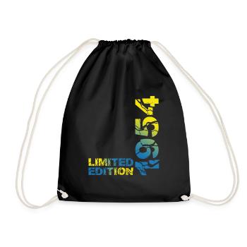 1954 édition limitée cadeau d’anniversaire femme mari - Sac de sport léger - noir - Devant