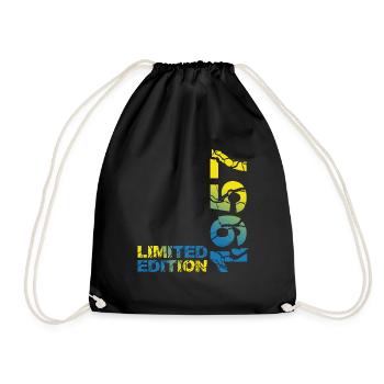 1957 édition limitée anniversaire cadeau femme mari - Sac de sport léger - noir - Devant