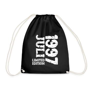 1997 Juillet Édition Limitée Cadeau d’Anniversaire - Sac de sport léger - noir - Devant