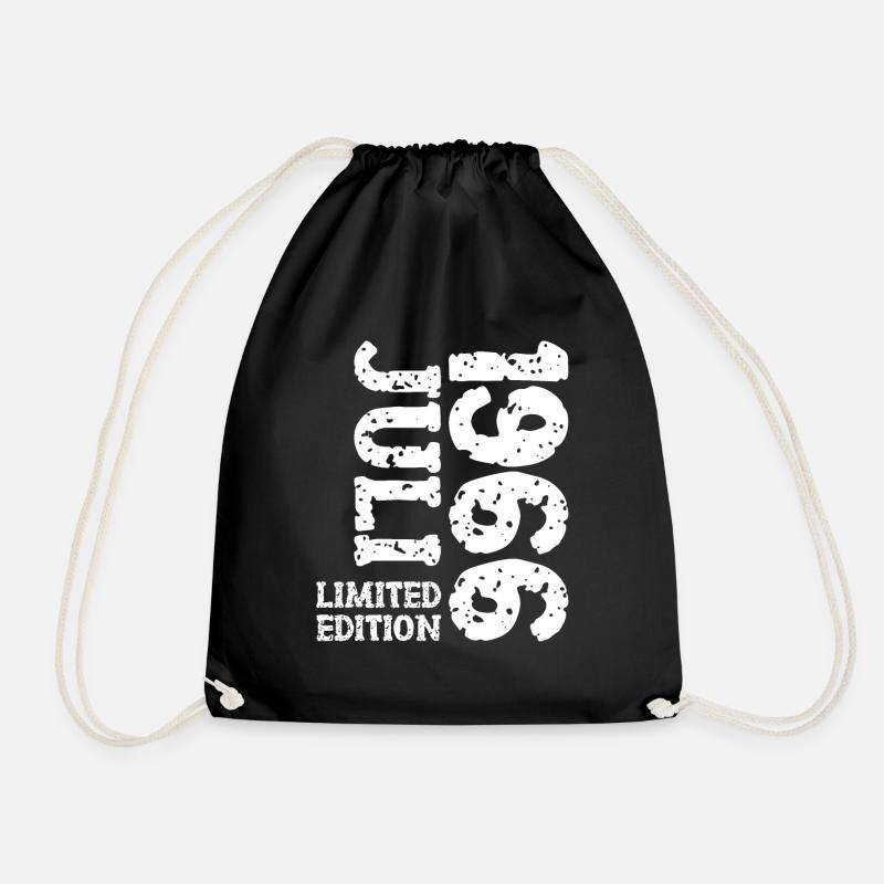 1966 Juli Limited Edition Geburtstag Geschenk - Turnbeutel - Schwarz