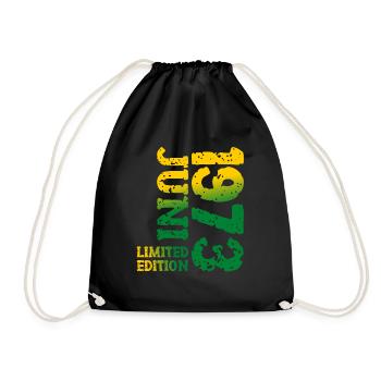1973 juin édition limitée cadeau d’anniversaire - Sac de sport léger - noir - Devant
