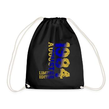 1984 Août Édition Limitée 39e Tenue d’anniversaire - Sac de sport léger - noir - Devant