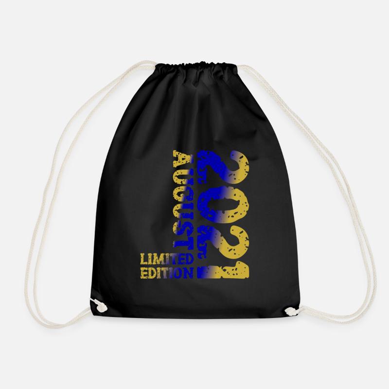2021 August Limited Edition 2. Geburtstag Outfit - Turnbeutel - Schwarz