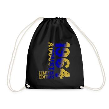 1964 August Limited Edition 59th Birthday Outfit - Drawstring Bag - black - Front