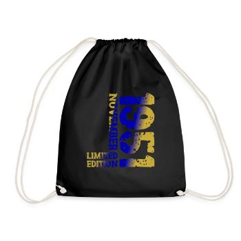 1951 Novembre Edition Limitée Décoration du 72e anniversaire - Sac de sport léger - noir - Devant