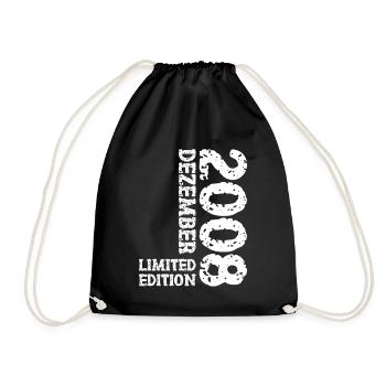 2008 Décembre Édition Limitée 15e Anniversaire Décoration - Sac de sport léger - noir - Devant