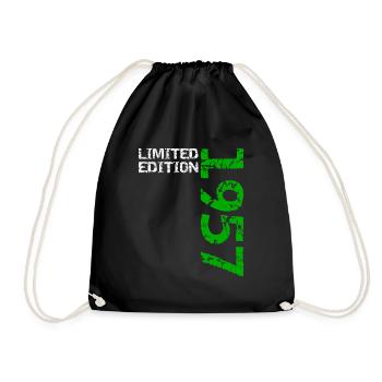 1957 édition limitée anniversaire cadeau femme mari - Sac de sport léger - noir - Devant