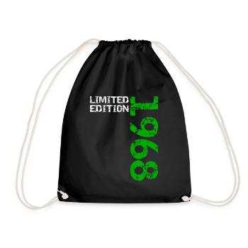 1968 édition limitée anniversaire cadeau femme mari - Sac de sport léger - noir - Devant
