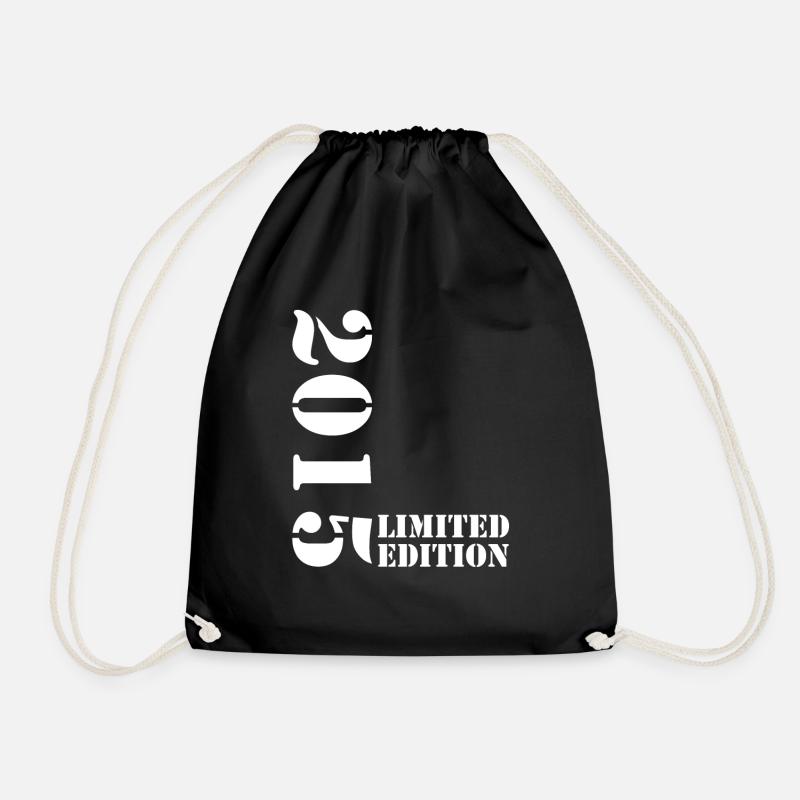 2015 Limited Edition Geburtstag Geschenk Deko - Turnbeutel - Schwarz
