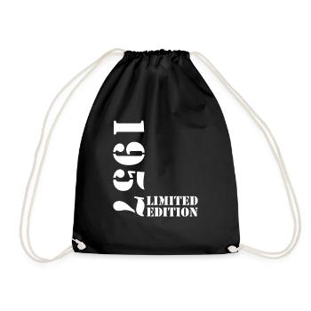1957 édition limitée anniversaire cadeau femme mari - Sac de sport léger - noir - Devant