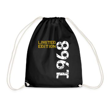 1968 édition limitée anniversaire cadeau femme mari - Sac de sport léger - noir - Devant