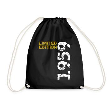 1959 édition limitée anniversaire cadeau femme mari - Sac de sport léger - noir - Devant