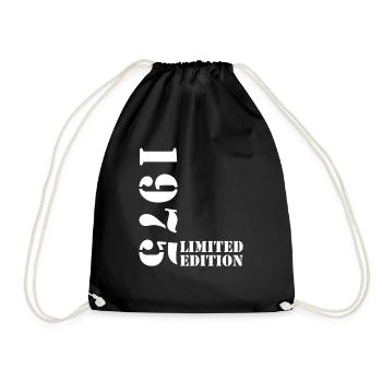 1975 édition limitée anniversaire cadeau femme mari - Sac de sport léger - noir - Devant